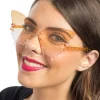 LUNETTES PC PAPILLON VERRES FUMÉS ORANGE ADULTE