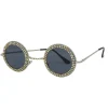 LUNETTES RONDES AVEC DIAMANTS