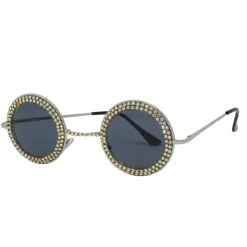 LUNETTES RONDES AVEC DIAMANTS