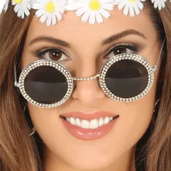 LUNETTES RONDES AVEC DIAMANTS