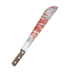 MACHETTE ENSANGLANTÉE PLASTIQUE SLASHER 51.5CM