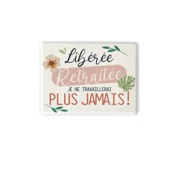 MAGNET CÉRAMIQUE RECTANGLE RETRAITE 8.2X6.2CM