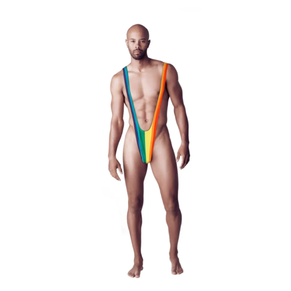 MAILLOT MANKINI ARC EN CIEL