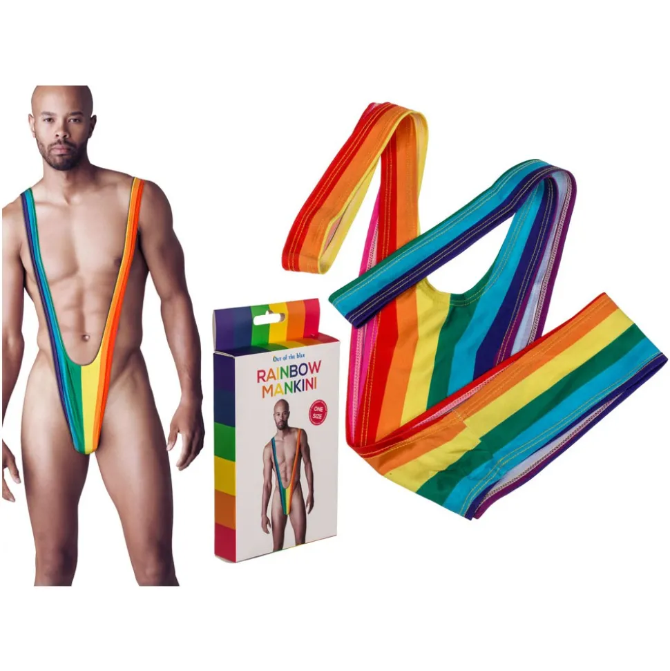 MAILLOT MANKINI ARC EN CIEL