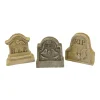 MARQUE-PLACE RÉSINE PIERRE TOMBALE 5.7X6CM
