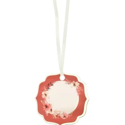 6 MARQUE-PLACES AMOUR FLORAL 5.5CM TERRRACOTTA