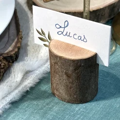10 MARQUE-PLACES CARTON JOLIS BRINS 8X4CM OR
