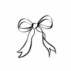 10 MARQUE-PLACES CARTON N?'UD BLACK WHITE 8CM BLANC