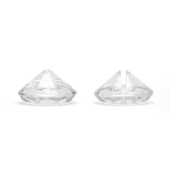 10 MARQUE-PLACES INCOLORE DIAMANT 40MM