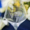 10 MARQUE-VERRES STICKER DOLCE VITA 6X3CM BLEU