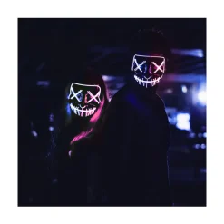 MASQUE DÉMON HALLOWEEN LED
