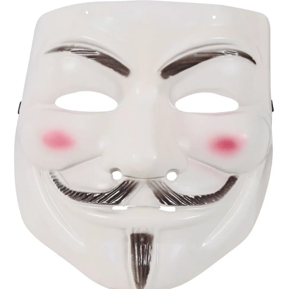 MASQUE FACIAL FAWKES PROTESTATION ANONYME ADULTE