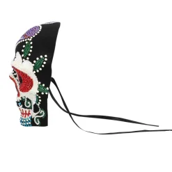 MASQUE FACIAL PREMIUM STRASS JOUR DES MORTS ADULTE