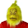 MASQUE GRINCH CROQUE-MITAINE POILU VERT ADULTE