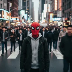 MASQUE INTÉGRAL EXTENSIBLE HOMME ARAIGNÉE