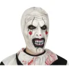 MASQUE INTÉGRAL LATEX CLOWN TERREUR PIERROT ADULTE