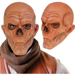 MASQUE INTÉGRAL LATEX HOMME BRÛLÉ ZOMBIE ADULTE
