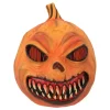 MASQUE INTÉGRAL LATEX MONSTRE CITROUILLE ADULTE