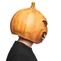 MASQUE INTÉGRAL LATEX MONSTRE CITROUILLE ADULTE