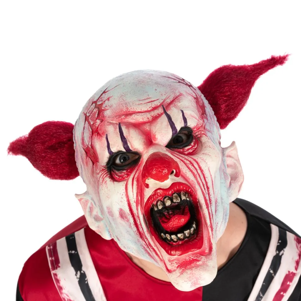 MASQUE LATEX CLOWN HORREUR DÉMONIAQUE ADULTE