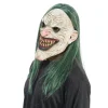 MASQUE LATEX PERRUQUE CLOWN DÉMONIAQUE ADULTE