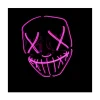 MASQUE LED VISAGE FILM HORREUR ROSE ADULTE