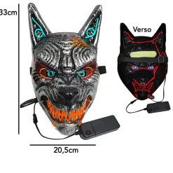 MASQUE LOUP-GAROU HALLOWEEN LED