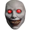 MASQUE MORT VIVANT YEUX ROUGES LUMINEUX LATEX