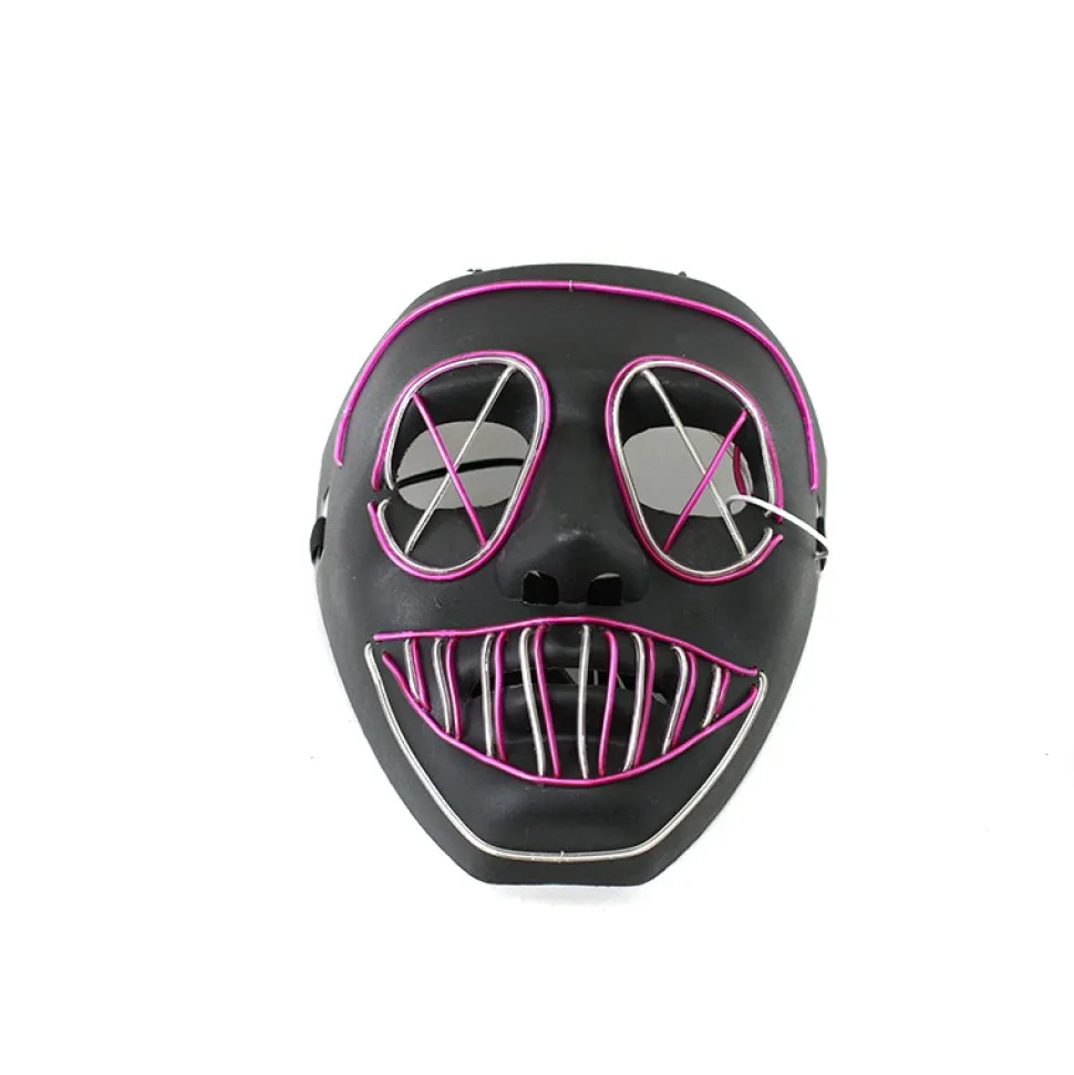 MASQUE NÉON LUMINEUX MODÈLE GAZ