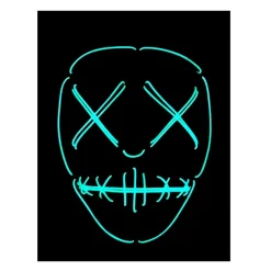 MASQUE NÉON LUMINEUX MODÈLE NIGHTMARE