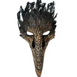 MASQUE OISEAU MALÉFIQUE BEC PLUME HQ ADULTE