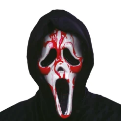 MASQUE PLASTIQUE ASSASSIN POMPE SANG ADULTE