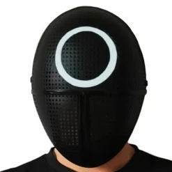 MASQUE SQUAD KILLER NOIR ROND BLANC ADULTE