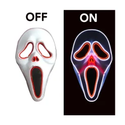 MASQUE TERRIFIANT DOUBLE FACE HALLOWEEN LED