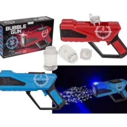MÉGA PISTOLET À BULLES AVEC LED
