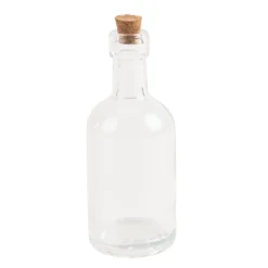 MIGNONETTE BOUTEILLE VERRE BOUCHON LIÈGE 50ML 11CM