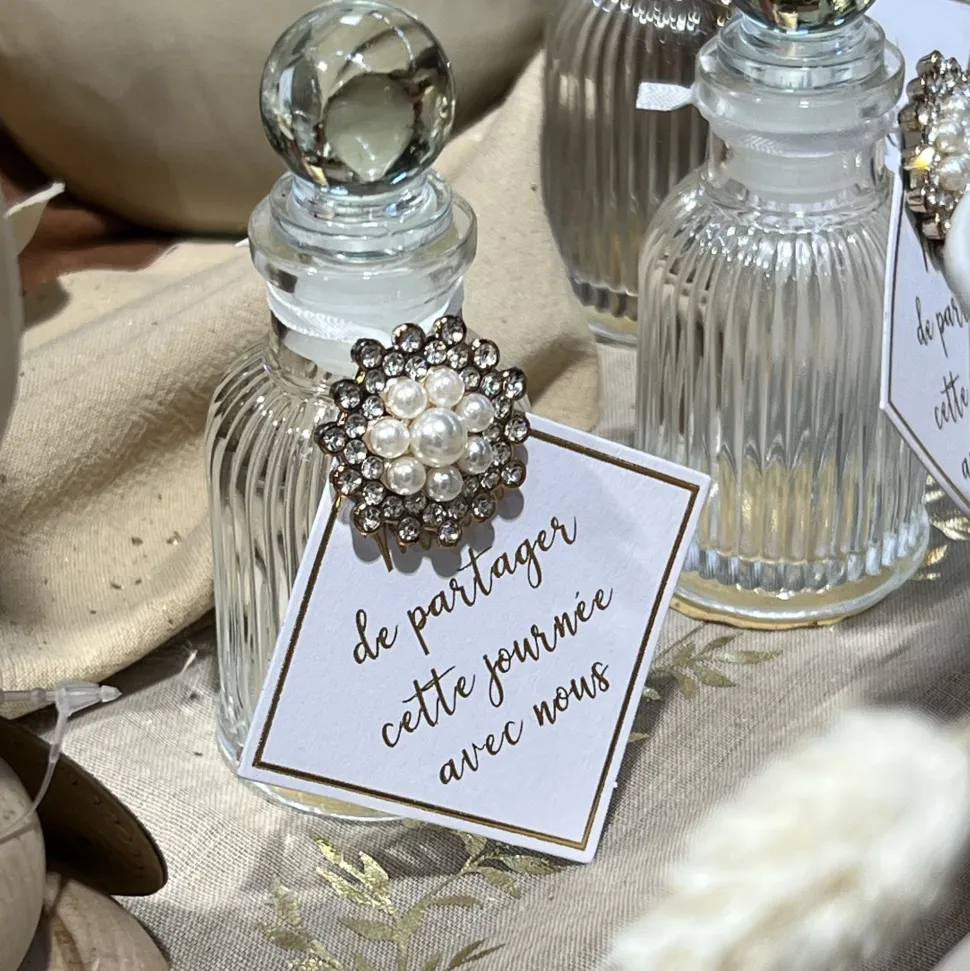 MIGNONETTE CABOCHON BOUCHON VERRE 10X4.5CM