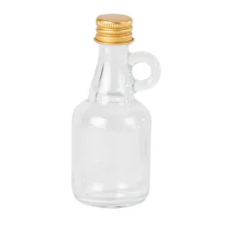 MIGNONETTE VERRE BOUCHON HERMÉTIQUE OR 50ML 9.5CM