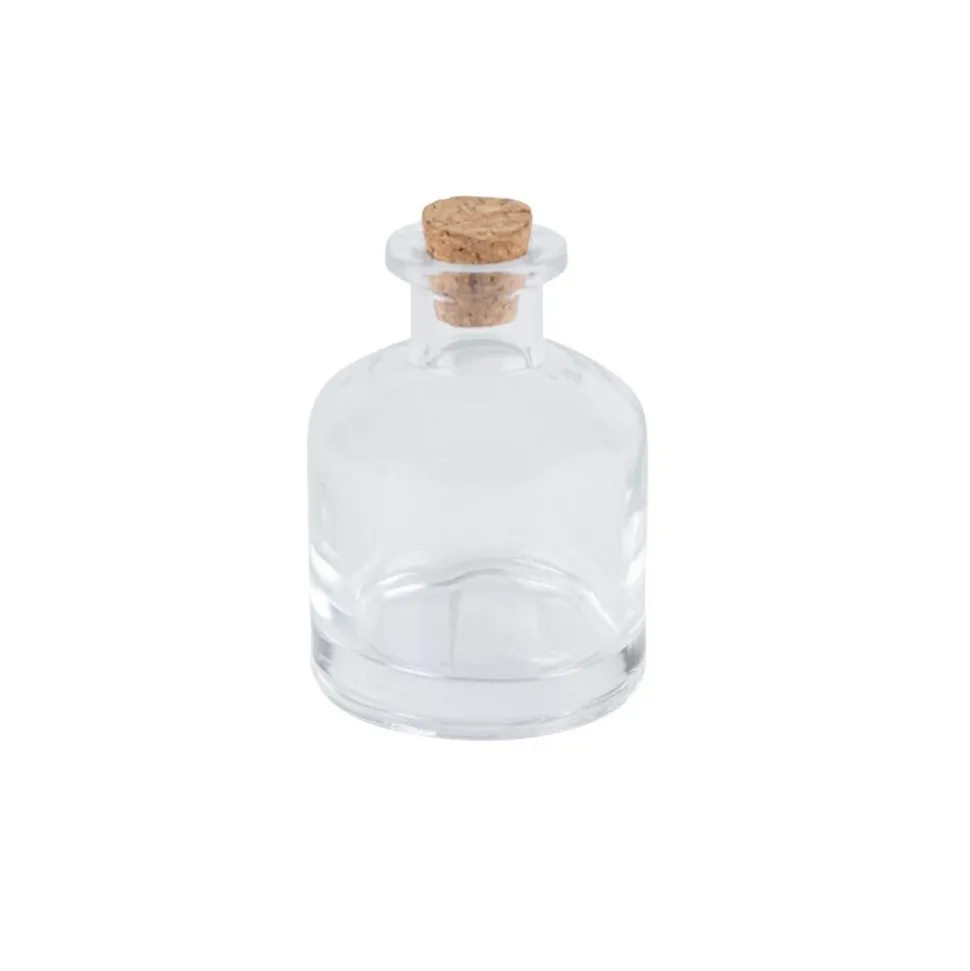 MIGNONETTE VERRE BOUCHON LIÈGE 56ML 5X7CM