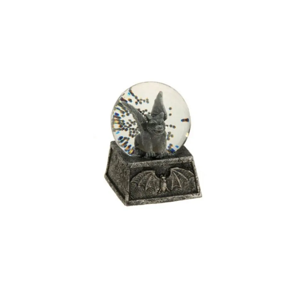 MINI BOULE NEIGE GARGOUILLE RÉSINE 3.5X4X6CM UNITÉ