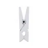 10 MINI PINCES À LINGE 2.5CM BLANC