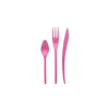 MÉNAGÈRE 30 COUVERTS DE TABLE RÉUTILISABLES ROSE INDIEN