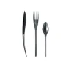 MÉNAGÈRE 30 COUVERTS DE TABLE RÉUTILISABLES GRIS
