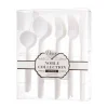 MÉNAGÈRE 40 COUVERTS NOBLE RÉUTILISABLE BLANC