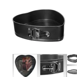 MOULE DÉMONTABLE COEUR ACIER CARBONE NOIR 24CM