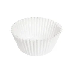 100 MOULES À MADELAINE PAPIER 2.5X1.6CM BLANC