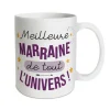 MUG CÉRAMIQUE PAILLETTES MARRAINE UNIVERS 30CL