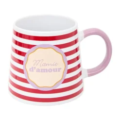 MUG PORCELAINE FAMILY MOOD 36CL COLORÉ
