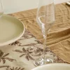 NAPPE COTON EFFILOCHÉE LAVABLE 1.4X2.4M CAMEL