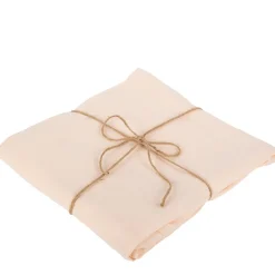 NAPPE GAZE DE COTON LAVABLE 1.3X2.4M ROSE POUDRÉ